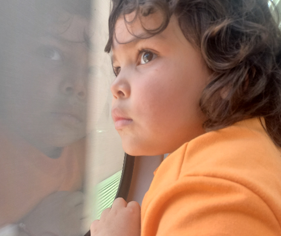 Momento capturado por mamá