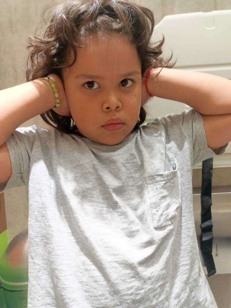 Adrián con 5 añitos de edad