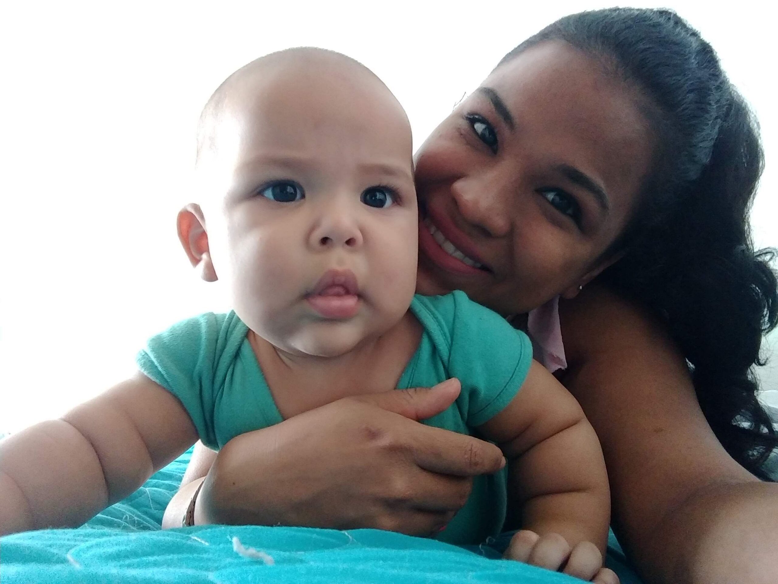 Aquí tenia Adrián 7 meses de edad